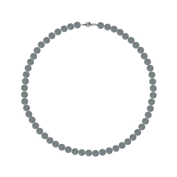 Колье из серебра с аквамаринами 8340096100-45