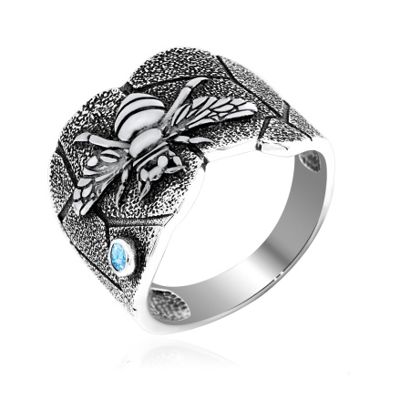 Купить кольцо из серебра с фианитом в интернет-магазине KRASNOE