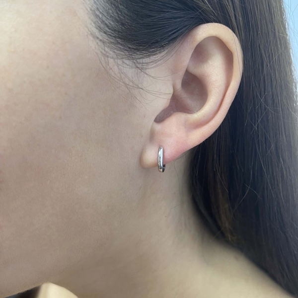 Серьги из серебра с фианитами 2340204847л от KRASNOE, металл Серебро, вставка Фианит