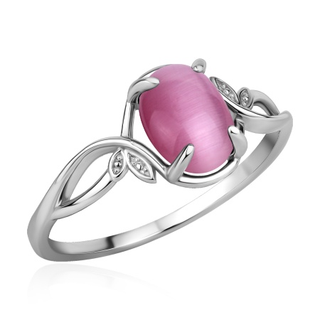 Купить кольцо из серебра с кошачим глазом в интернет-магазине KRASNOE