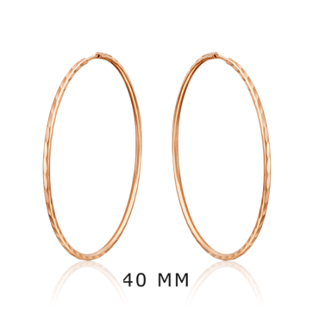 Серьги из золота без вставок 02-0074-01-000-1110-19 от KRASNOE, металл Золото, вставка 