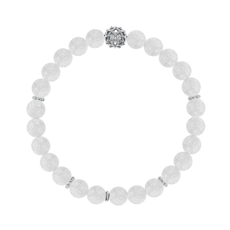 Купить браслет из серебра с кварцем