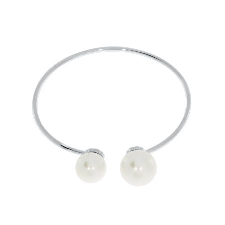 Купить браслет из серебра с жемчугом