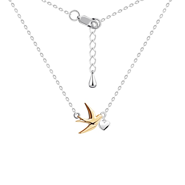 Колье из серебра без вставок