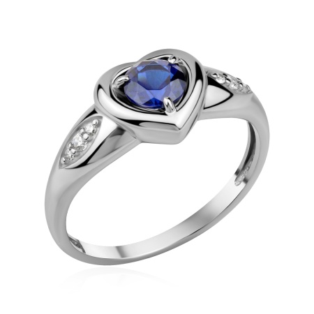 Купить кольцо из серебра с фианитом в интернет-магазине KRASNOE