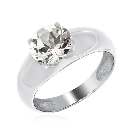 Купить кольцо из серебра с хрусталём в интернет-магазине KRASNOE