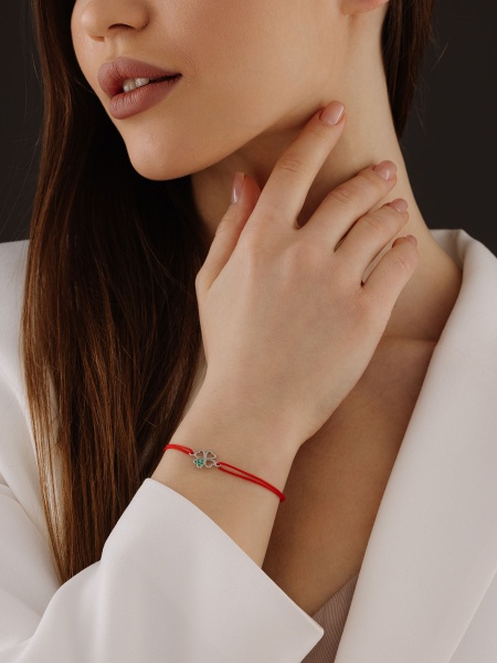 Купить браслет из серебра с фианитами