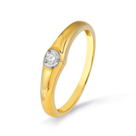 Кольцо из золота с бриллиантом