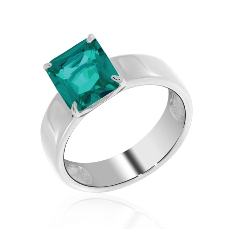 Кольцо из серебра с ситаллом со скидкой