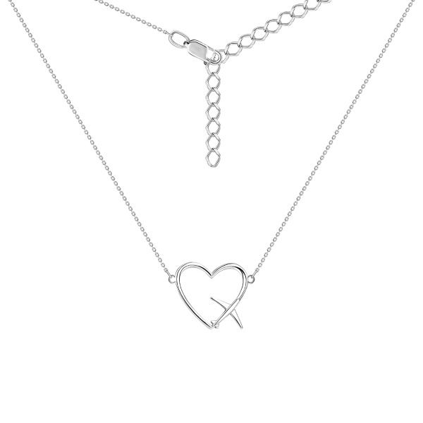 Колье из серебра без вставок в ювелирном интернет-магазине