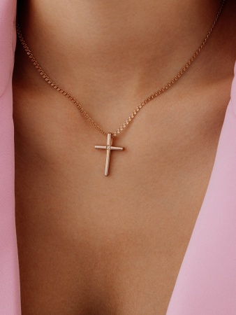 Подвеска из серебра с фианитом