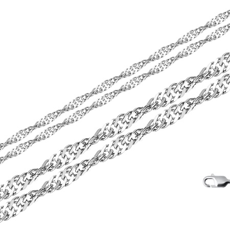 Цепь из серебра без вставок