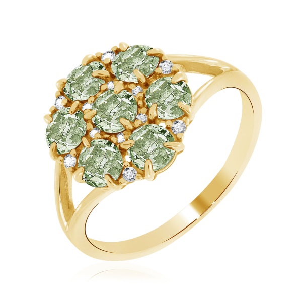 Купить кольцо из серебра с аметист в интернет-магазине KRASNOE