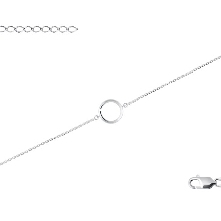 Купить браслет из серебра без вставок