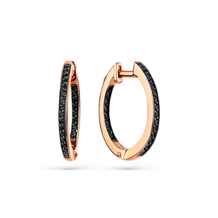 Серьги из золота с шпинельом 02-3-169-7400-012 от KRASNOE, металл Золото, вставка Шпинель