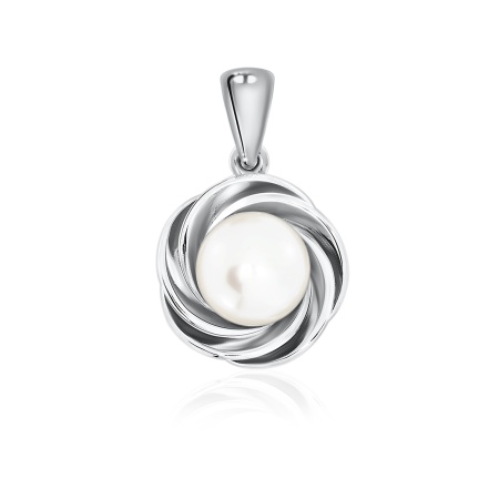Купить подвеска из серебра с жемчугом