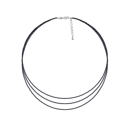 Колье из серебра со шпинелью 8340216195-40-1