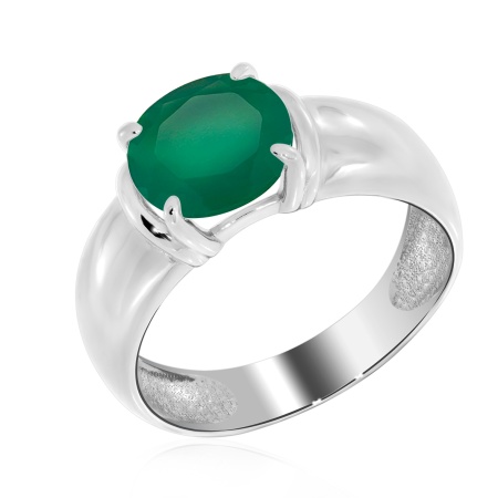 Купить кольцо из серебра с агатом в интернет-магазине KRASNOE