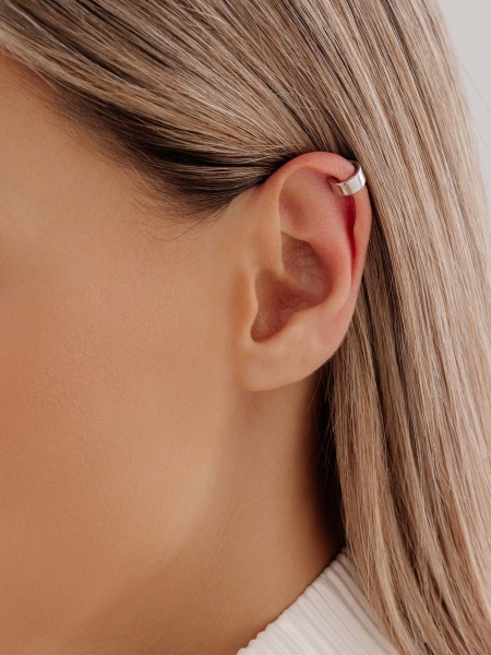 Серьги из серебра без вставок 2340404889 от KRASNOE, металл Серебро, вставка Без вставок