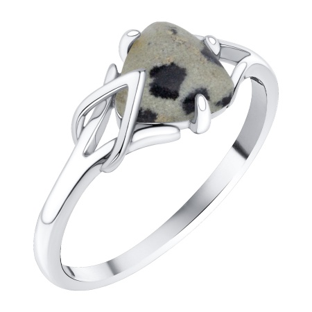 Купить кольцо из серебра с яшмой в интернет-магазине KRASNOE