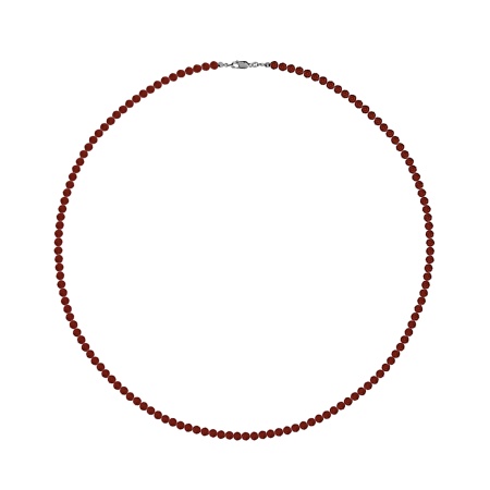 Бусы из серебра с гранатами 8340156038-38