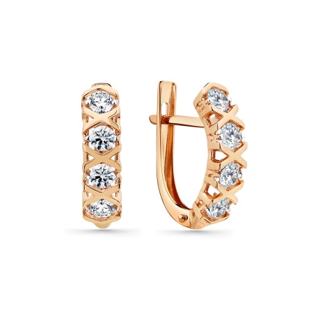 Серьги из золота 002-0829-0001-011 от KRASNOE, металл Золото, вставка 