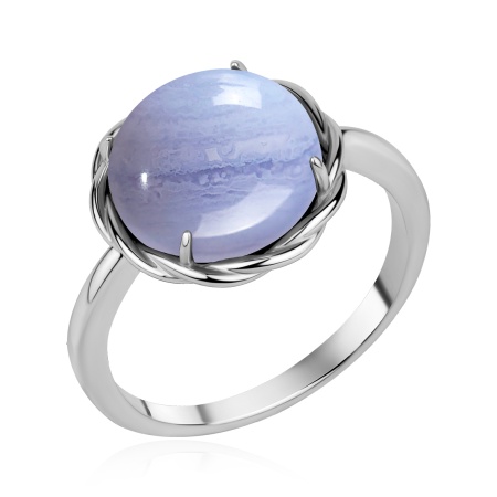 Купить кольцо из серебра с агатом в интернет-магазине KRASNOE