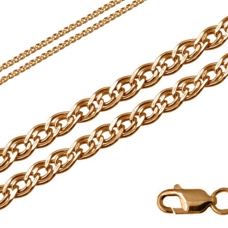 Цепь из серебра без вставок