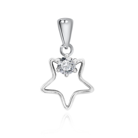 Купить подвеска из серебра с фианитом