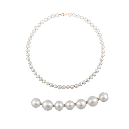 Бусы из золота с жемчугами 1258055040