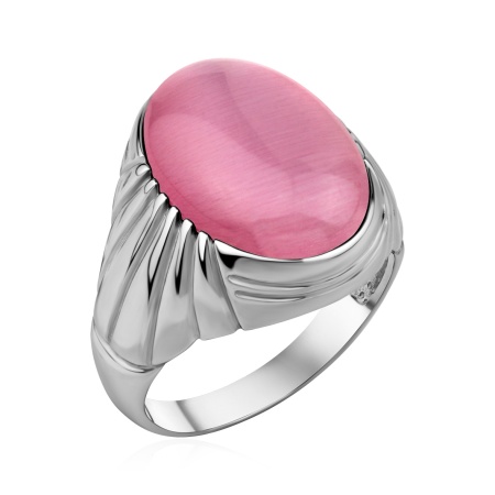 Купить кольцо из серебра с кошачим глазом в интернет-магазине KRASNOE