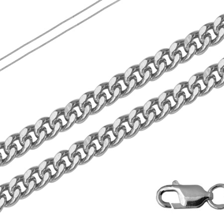 Цепь из серебра без вставок