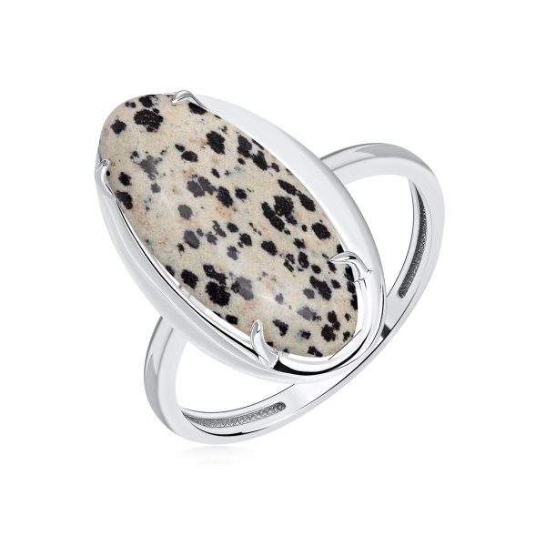 Купить кольцо из серебра с яшмой в интернет-магазине KRASNOE