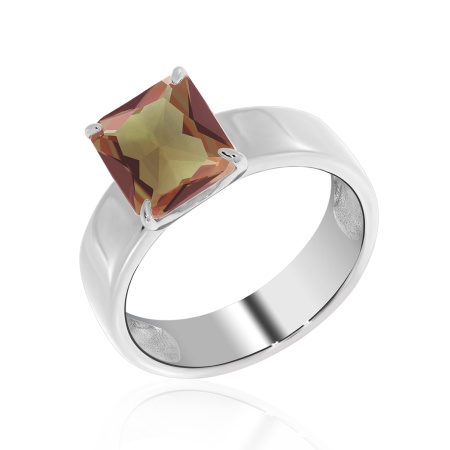 Кольцо из серебра с кристалл ювелирныйом со скидкой