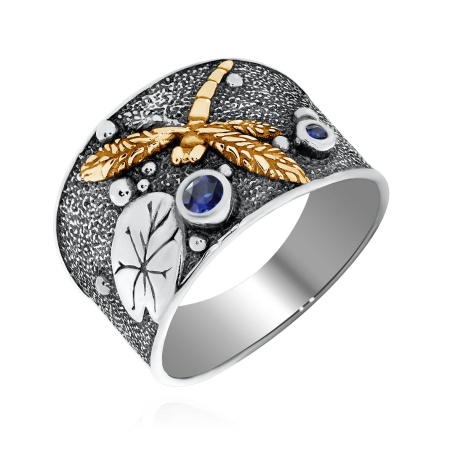 Купить кольцо из серебра с корундом в интернет-магазине KRASNOE