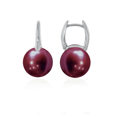 Серьги из серебра с жемчугом 2340244318-37 от KRASNOE, металл Серебро, вставка Жемчуг Имитация Серьги из серебра с жемчугом 2340244318-37 от KRASNOE, металл Серебро, вставка Жемчуг Имитация