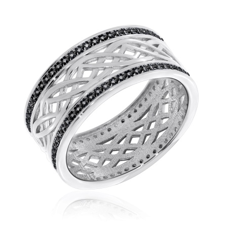 Купить кольцо из серебра с ситаллами в интернет-магазине KRASNOE