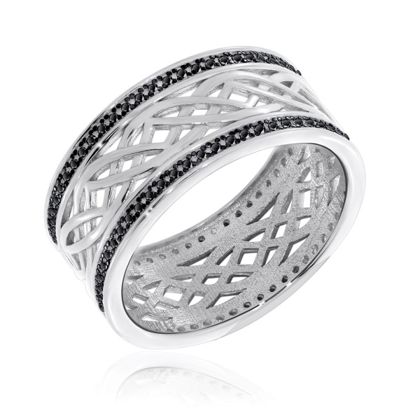 Купить кольцо из серебра с ситаллами в интернет-магазине KRASNOE