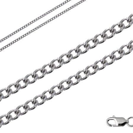 Цепь из серебра без вставок