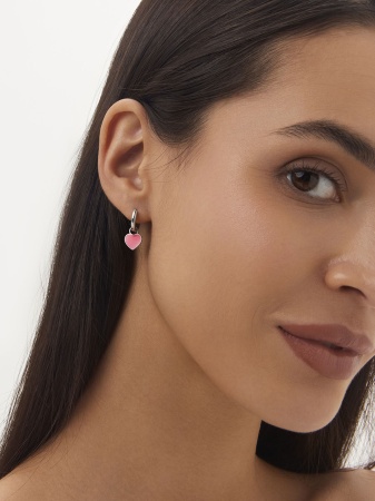 Серьги из серебра с эмалью 2364405417-37 от KRASNOE, металл Серебро, вставка Без вставок