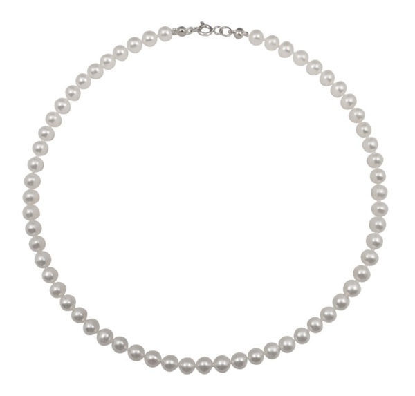 Бусы из серебра с жемчугом 3256054045B