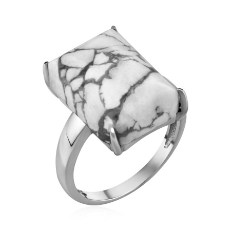 Купить кольцо из серебра с кахолонгом в интернет-магазине KRASNOE