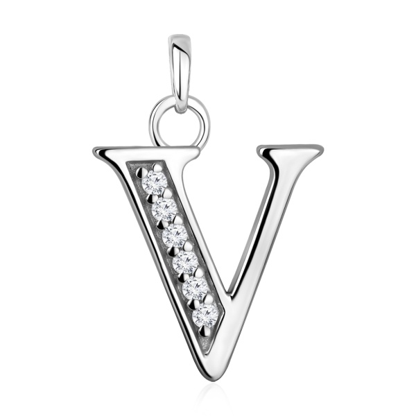 Купить подвеска из серебра с фианитами