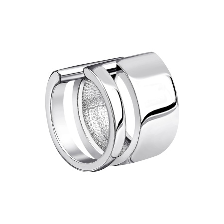 Серьги из серебра без вставок 2340404891 от KRASNOE, металл Серебро, вставка Без вставок