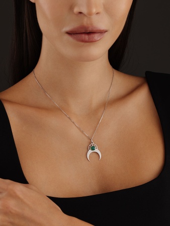 Купить подвеска из серебра с агатом