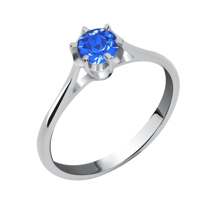 Купить кольцо из серебра с шпинельом в интернет-магазине KRASNOE