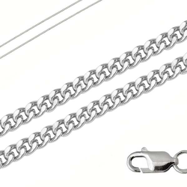 Купить цепь из серебра без вставок