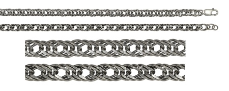 Цепь из серебра без вставок