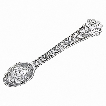 Ложка-загребушка из серебра