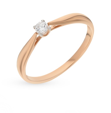 Купить кольцо из золота фианитом в интернет-магазине KRASNOE Купить кольцо из золота фианитом в интернет-магазине KRASNOE